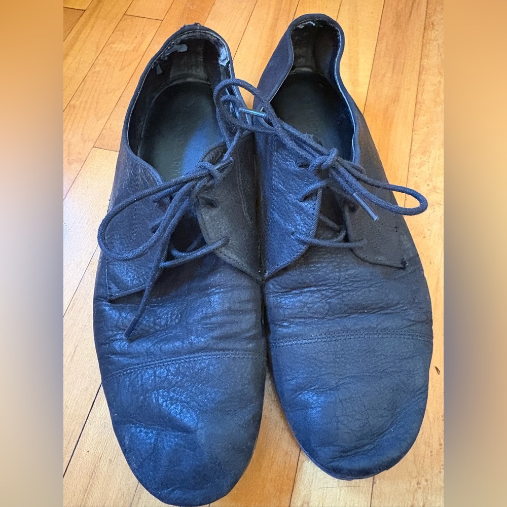 Franco Sarto matte leather oxford flats